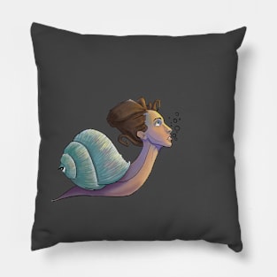 Snail Gal Pillow