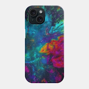 Tie Die With Stars Phone Case