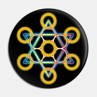 Spiritual Geometry / Star and Circles Pin