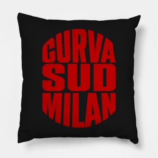 curva south milan Pillow