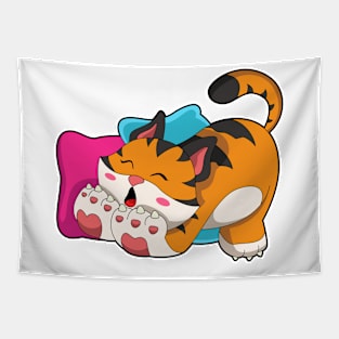 Tiger tired Tapestry