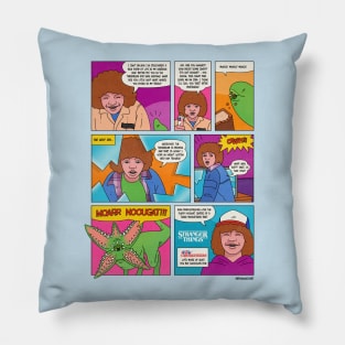 Stranger Things Retro Comic Book Pillow