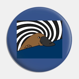 Platypus Vintage Retro Pin