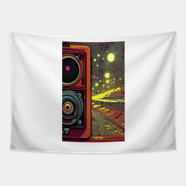 Lights camera action Tapestry by BryanWhipple