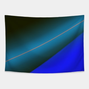 BLACK BLUE ABSTRACT TEXTURE ART Tapestry