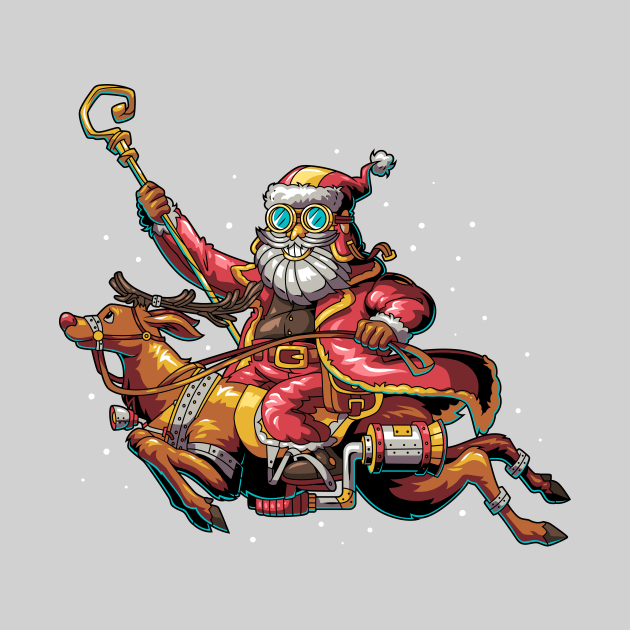 Steampunk Santa by anggatantama