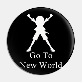 new world one piece we go to new world Pin