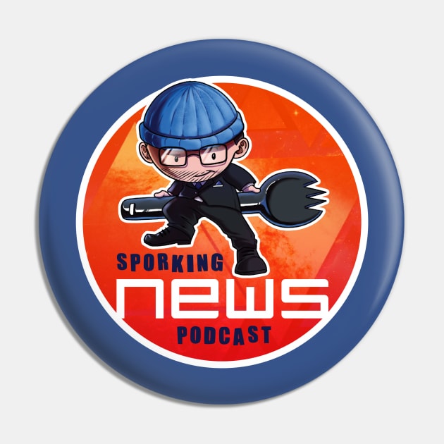 Classy Spork Pin by Sporking News Podcast