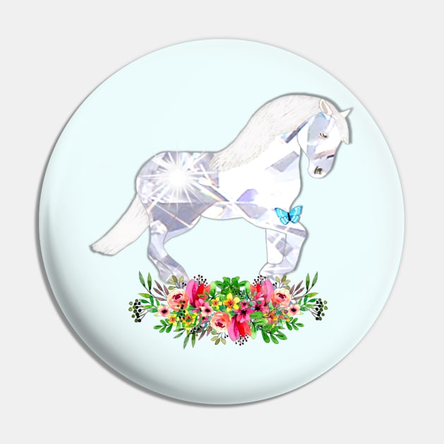 Horse Lovers Jewel Pin by KC Morcom aka KCM Gems n Bling aka KCM Inspirations