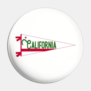 California Flag Pennant Pin