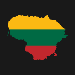 Lithuania Map T-Shirt