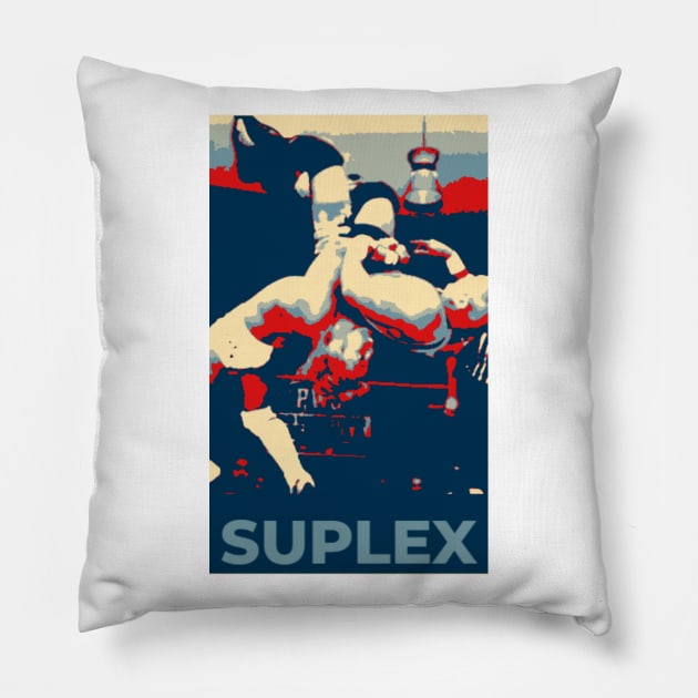 SUPLEX (Pro Wrestling) Pillow by wls