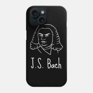 Johann Sebastian Bach - German Classical Music Composer Phone Case