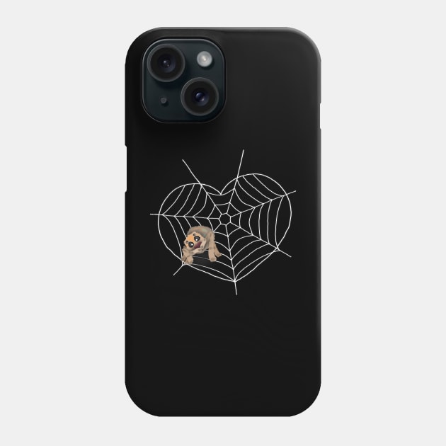 Spider Love Phone Case by Fickle and Fancy