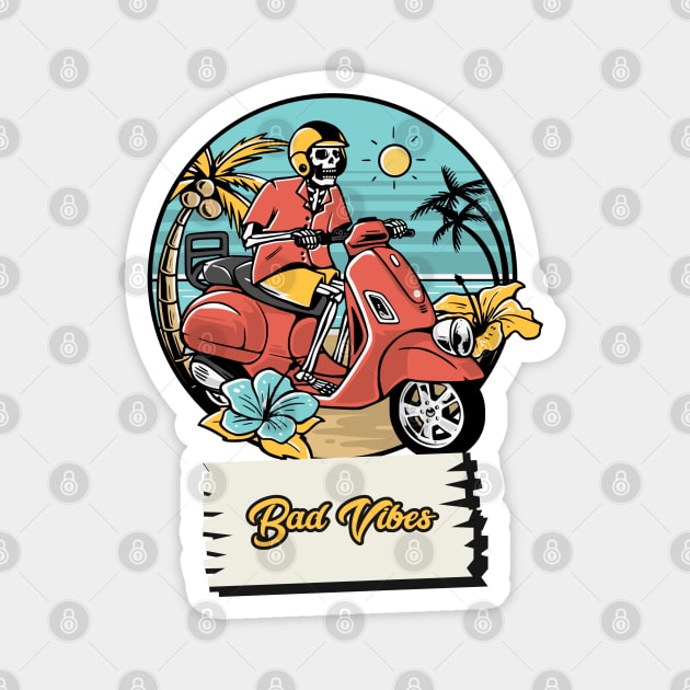 Bad videos on vacation Magnet by The Patron