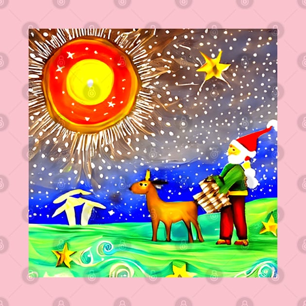 Santa claus on the way #8 by Dream's Art