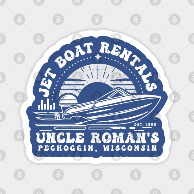 Uncle Roman's Jet Boat Rental Magnet by Trendsdk