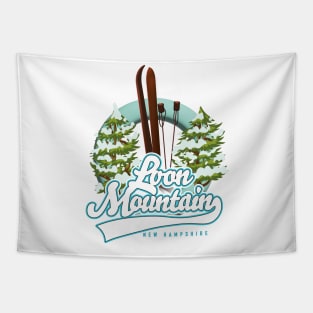 Loon Mountain New Hampshire ski logo Tapestry