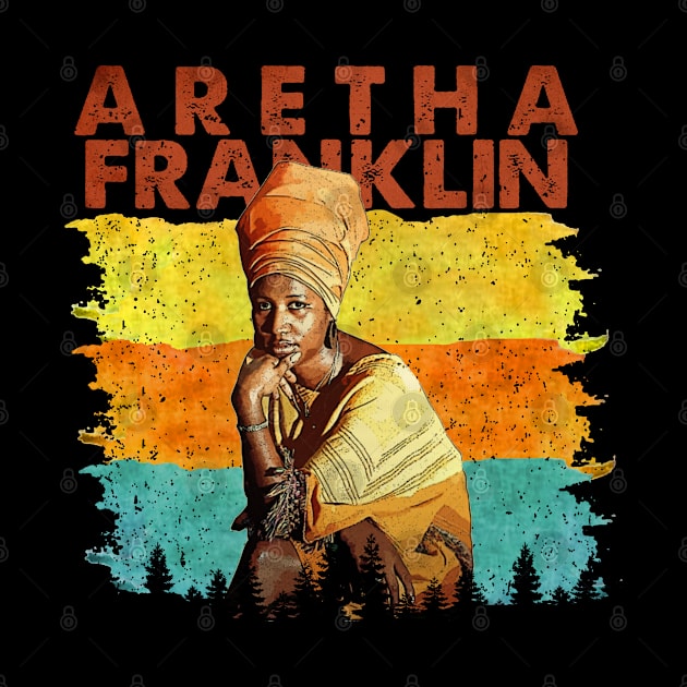 Sing it, Aretha! Classic Music Tribute Tee by Doc Gibby