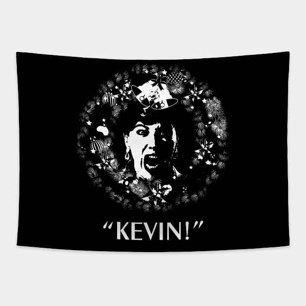 Funny Graphic Kevin 80s 90s Movie Tapestry by Heavy Dark Artshy