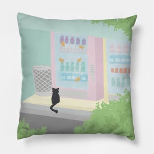 Pastel vending machines Pillow