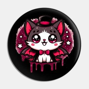 Vampire cat Pin