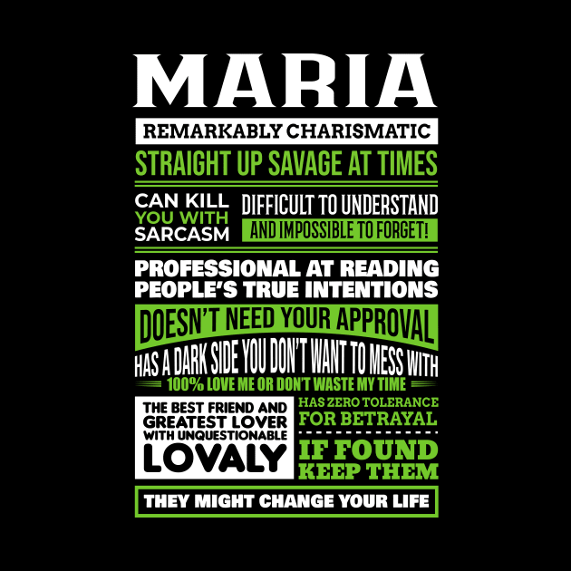 Maria by Guitar Hero-Typography 