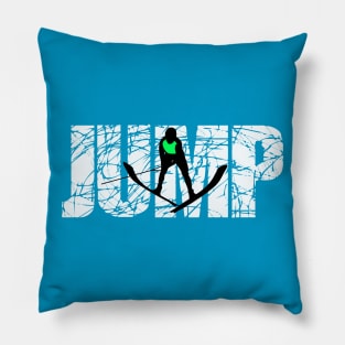 Jump Water Skier Pillow