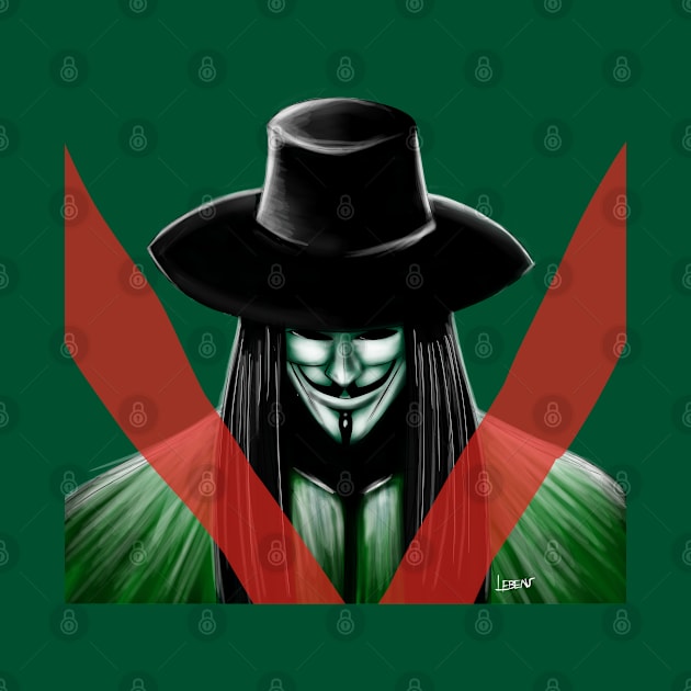 v for vendetta anonymous warrior by jorge_lebeau