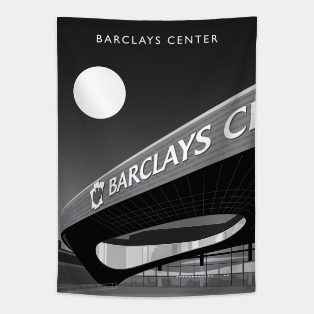 Barclays Center Tapestry by dbl_drbbl