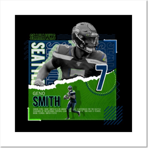 Geno Smith Seattle Seahawks Signed Photo Autograph Poster