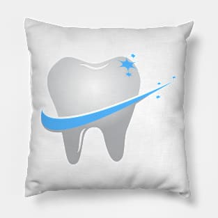 shining teeth Pillow