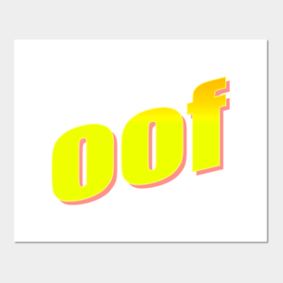 Roblox Noob Oof Posters And Art Prints Teepublic