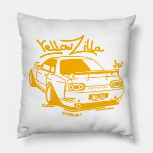 Stance Skyline R32 Cartoon Style godzilla Pillow