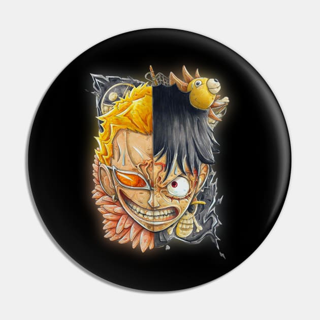 Doflamingo vs Luffy Pin by RamzStore