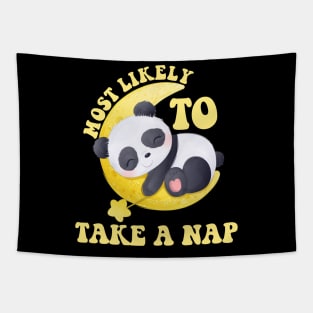 Most Likely To Take A Nap Tapestry