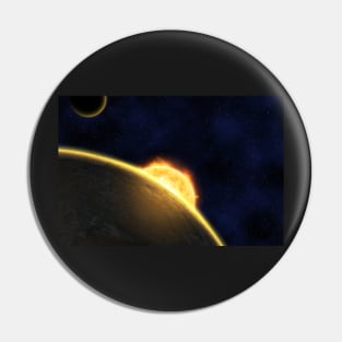 Copy of Exoplanet against bright star Pin