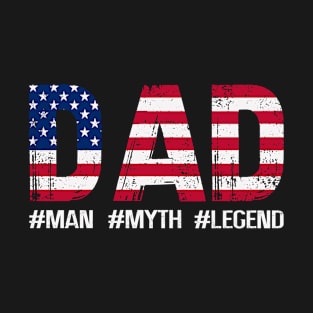 DAD myth legend Retro Gift for Father’s day, Birthday, Thanksgiving, Christmas, New Year T-Shirt