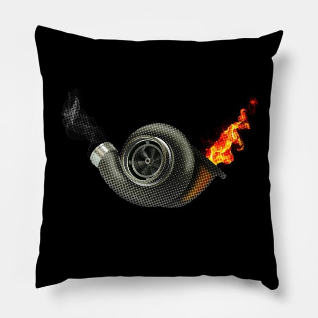 Turbocharged Pillow by AutomotiveArt