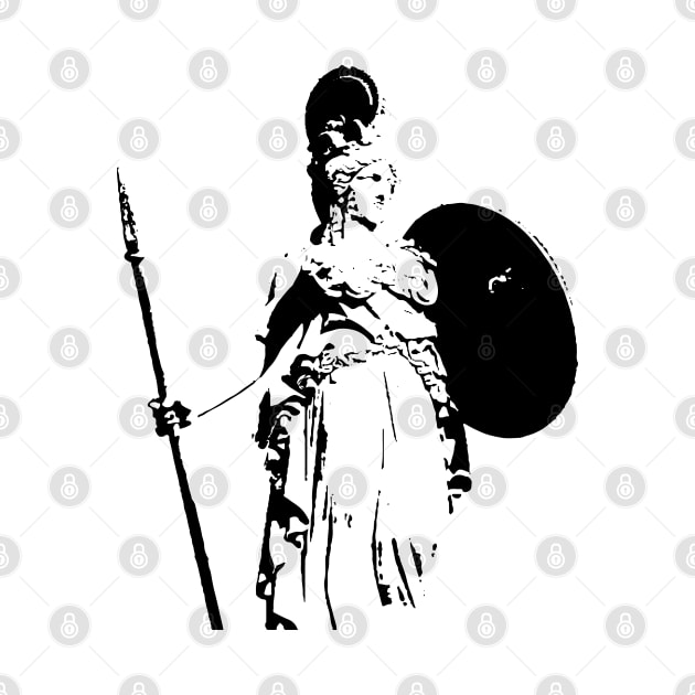 Athena, The Goddess of War and Wisdom by Heartfeltarts