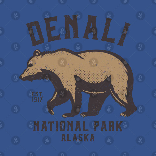 Disover Denali National Park - Denali National Park - T-Shirt