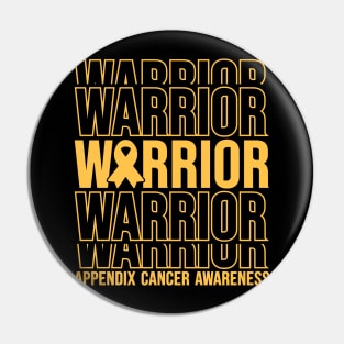 Appendix Cancer Awareness Appendix Cancer Warrior Appendix Pin