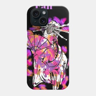 Giesha girl fan of shushi Phone Case