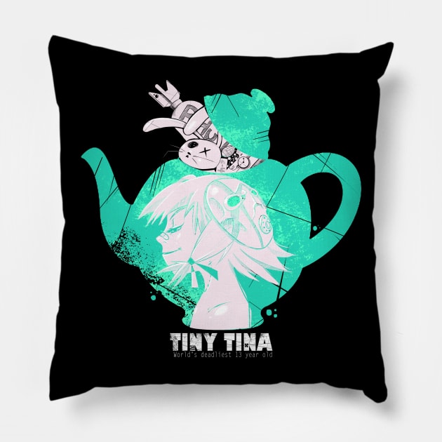 Tiny Tina Pillow by philtomato