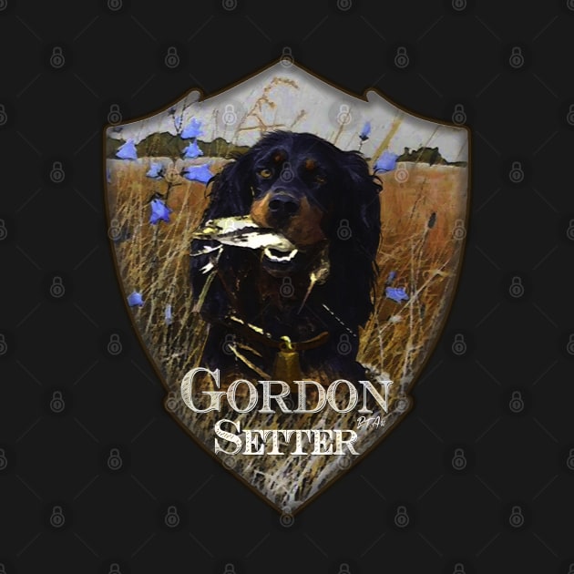 Setter Gordon , woodcock hunting by German Wirehaired Pointer 