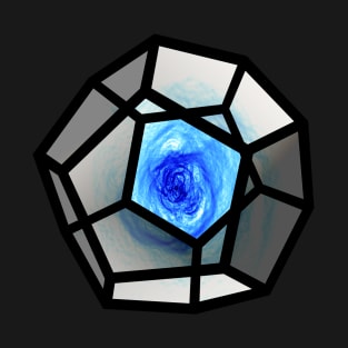 Galaxy space geometry concept: Platonic solid - 3 T-Shirt