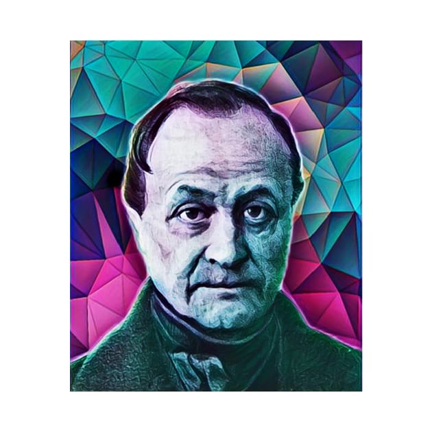 Auguste Comte Portrait | Auguste Comte Artwork 4 by JustLit