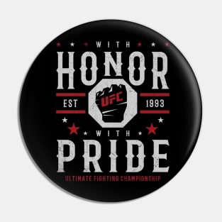 UFC With Honor With Pride Pin