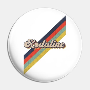 retro vintage color Kodaline Pin