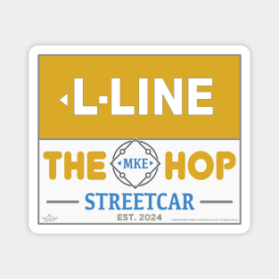 MKE HOP L-Line • Milwaukee Streetcar Magnet